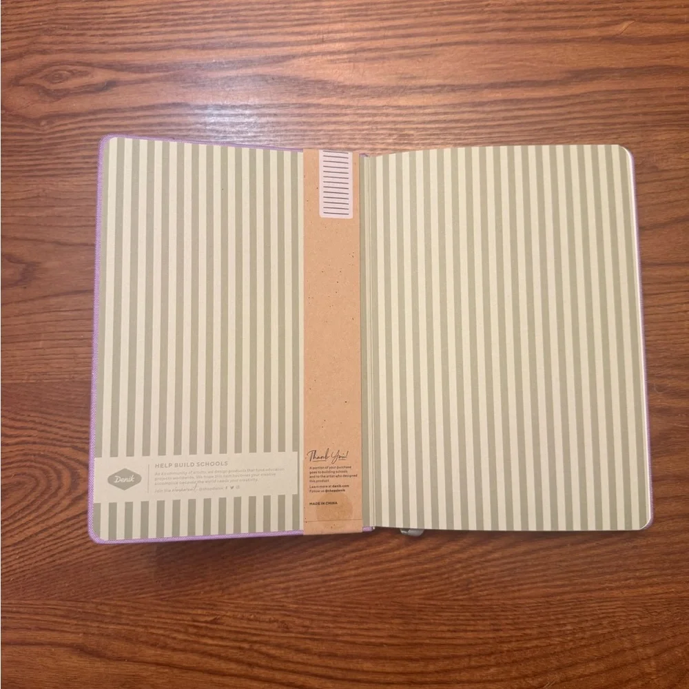 Embroidered Lavender Notebook - Purple - Picture 2 of 5